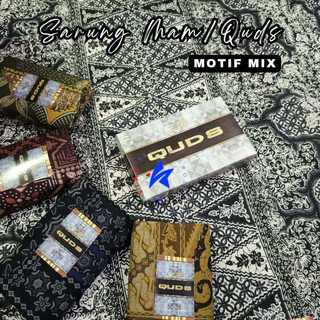 Grosir Isi 10 Pcs - Sarung Tenun MAM Motif Batik Borneo Bali by Wadimor ECER dan GROSIR SSELLER