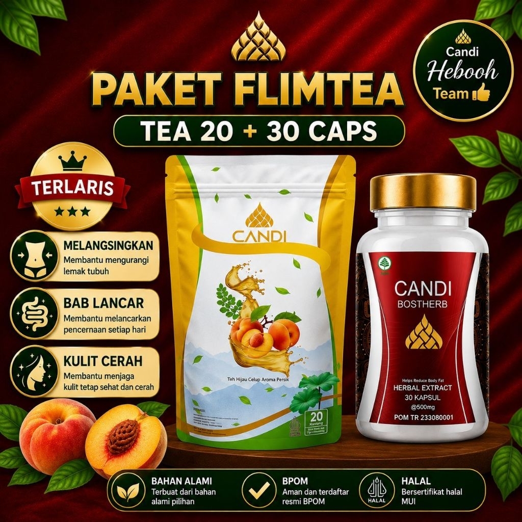 CANDI BEAUTY SLIMTEA ALAT DIET PELANGSING SLIMMING PENURUN BERAT BADAN