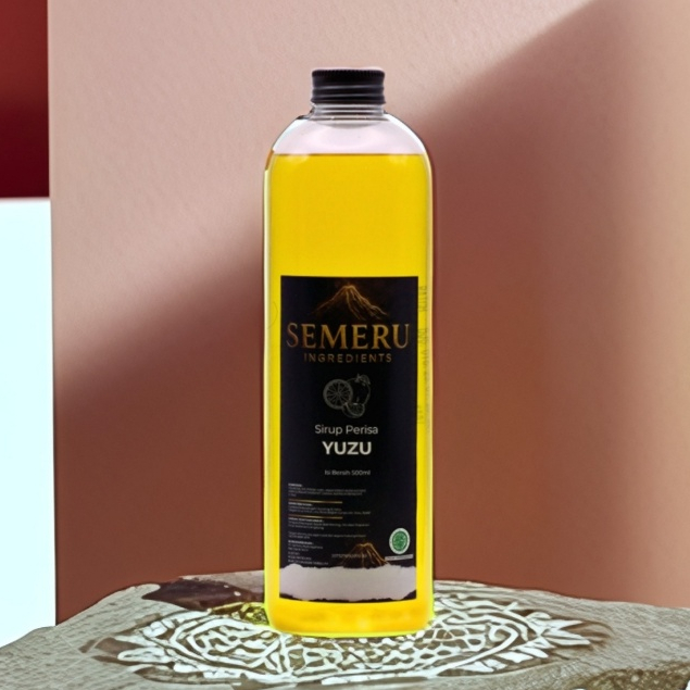 Semeru Sirup - Syrup Yuzu 500ml - Sirup Minuman Rasa Yuzu