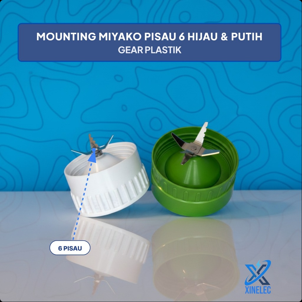 Mounting Jus Blender Miyako Mounting Blender National Miyako - Mangkok Pisau Blender Miyako Monting 
