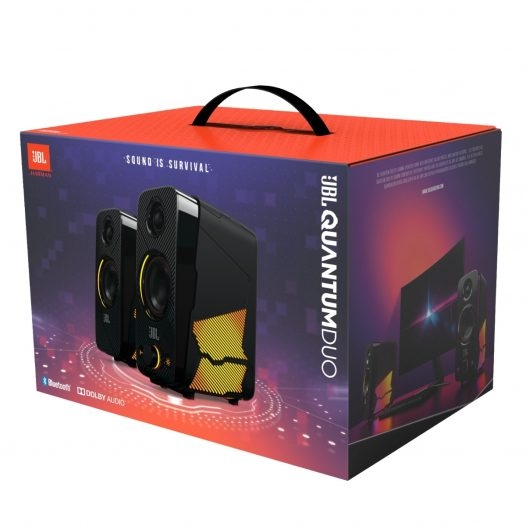 JBL QUANTUM DUO Speaker Gaming Bluetooth RGB - Gaming Speaker With DOLBY AUDIO