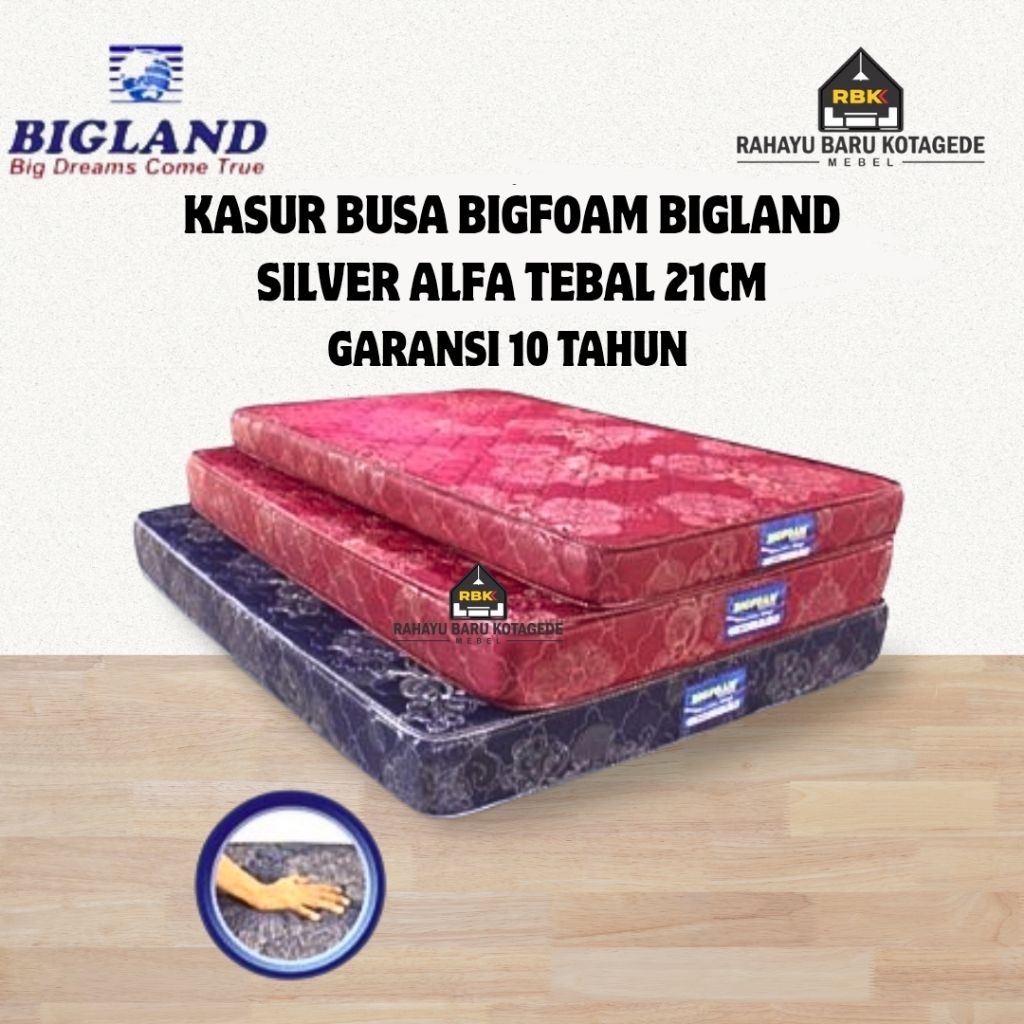 Kasur busa Bigfoam SA Garansi 10thn Ukuran 160 x 200 Jogja