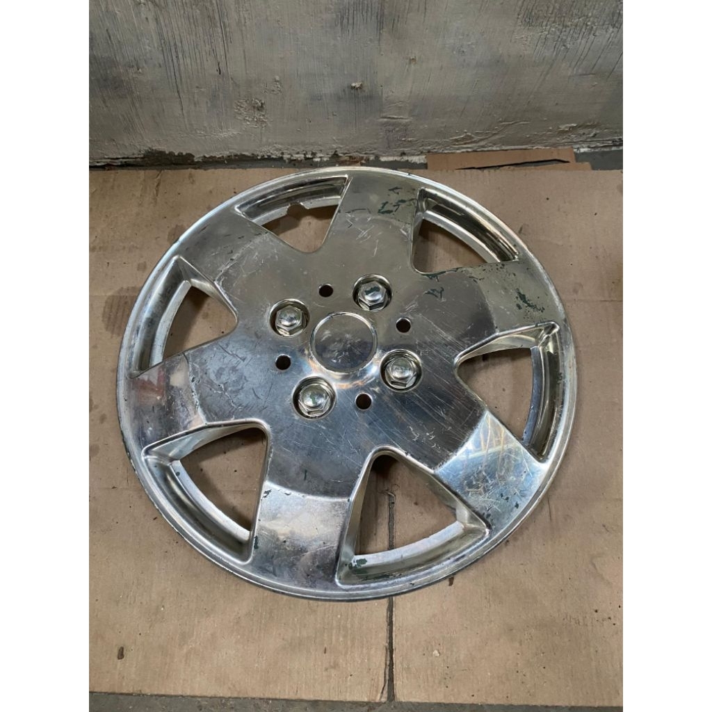 Wildop wheeldof dop cover tutup velg kaleng mobil standar ring 13