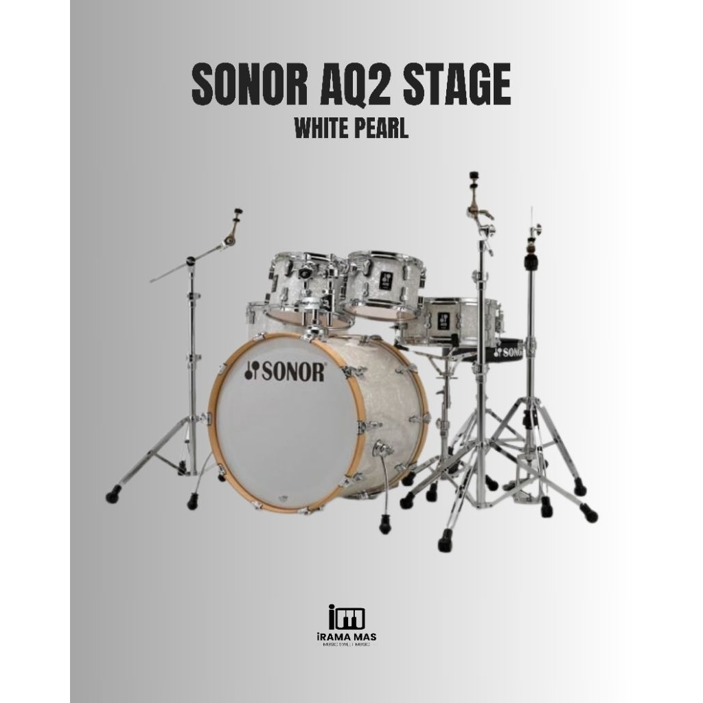 Drum Sonor AQ2 Stage Set White Pearl
