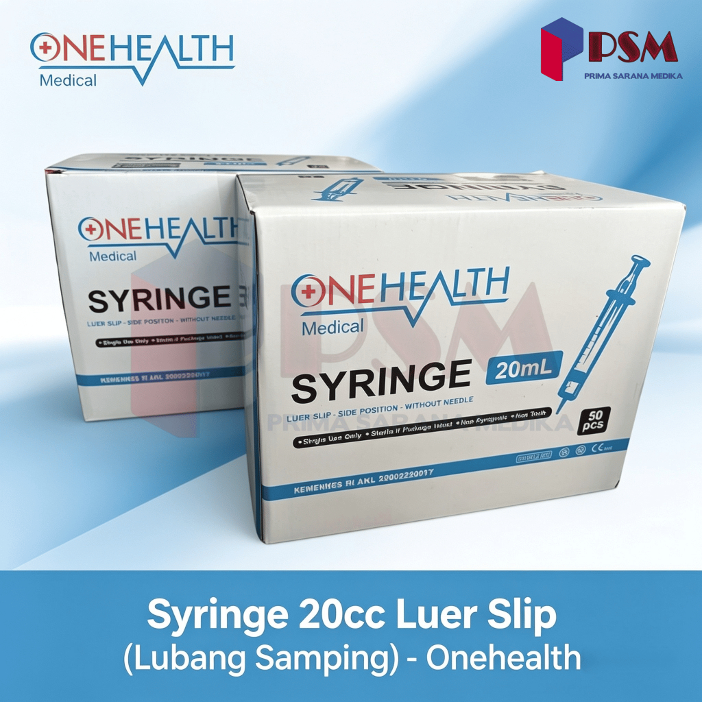 GIDCARE Disposable Syringe 20cc LuerLock / Spuit 20ml