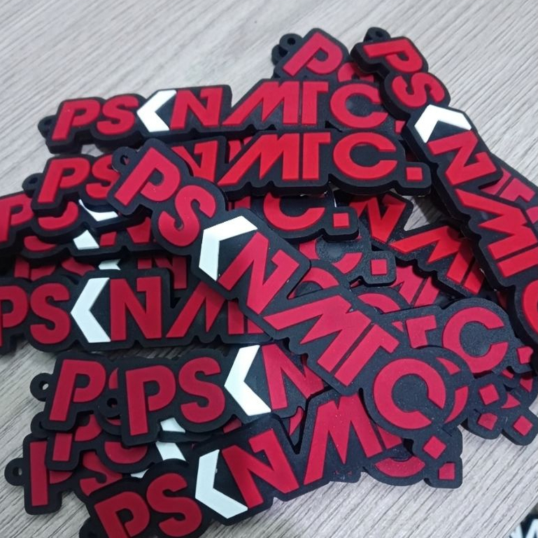 PATCH RUBBER CUSTOM (min 100) GANTUNGAN KUNCI KARET-LOGO-EMBLEM