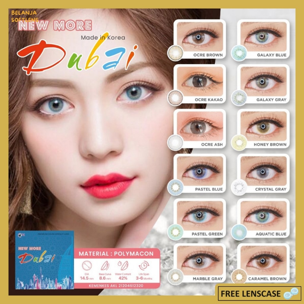 {BISA COD} SOFTLENS NEW MORE DUBAI MINUS BY CTK -2.75 SD -6.00