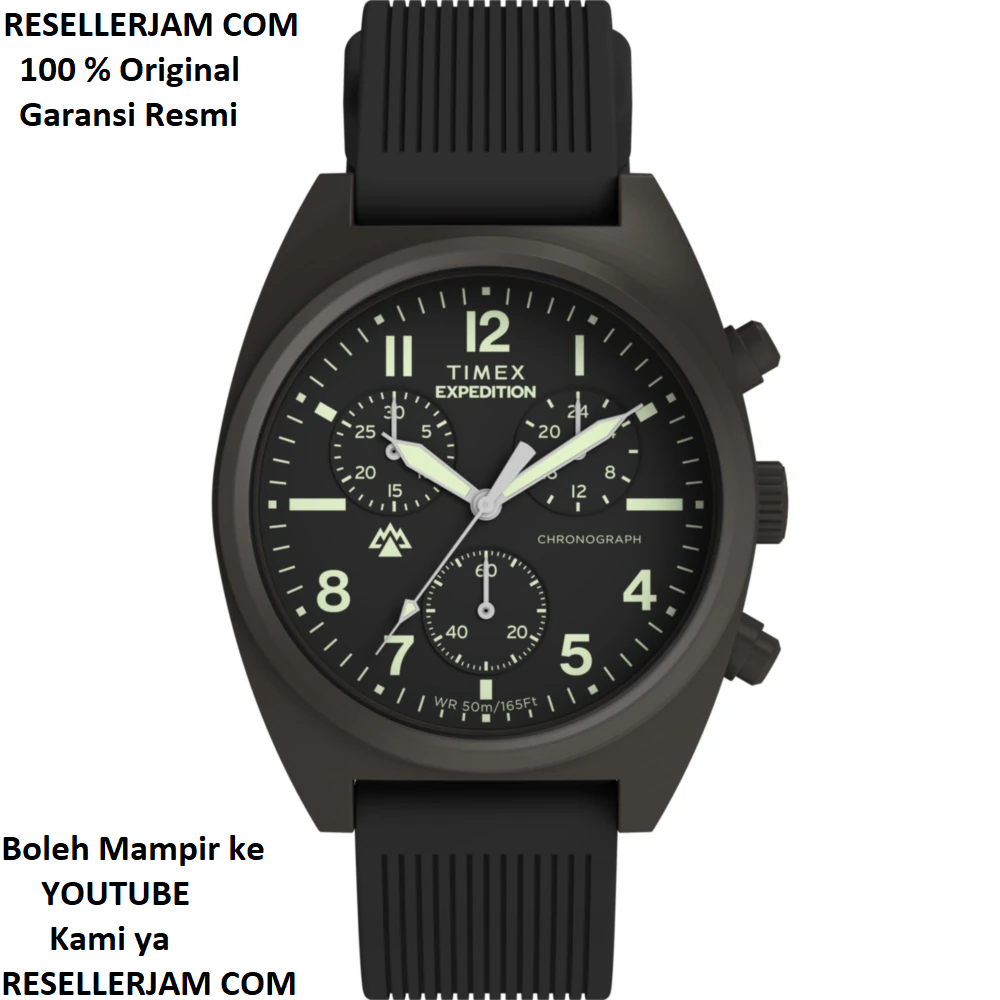 Jam Tangan Timex TW2Y61000 Expedition Capstone Chronograph Watch Original Garansi Resmi