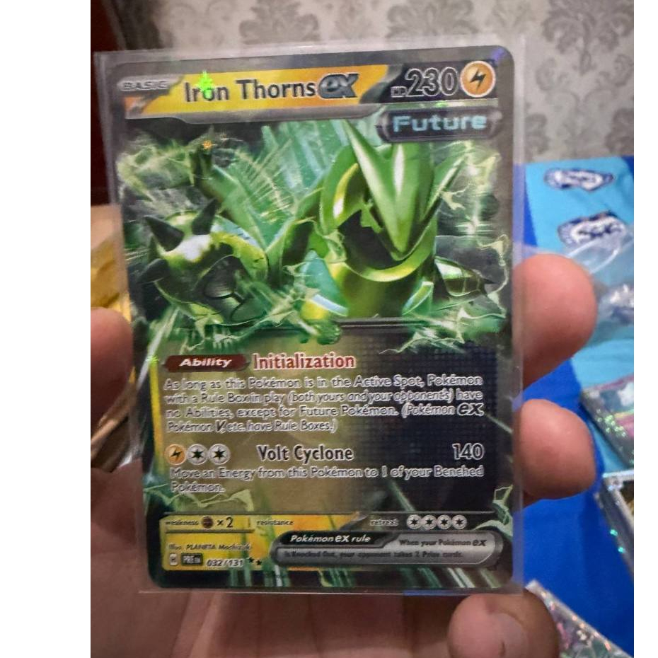KARTU POKEMON TCG ENGLISH IRON THORNS EX ORIGINAL