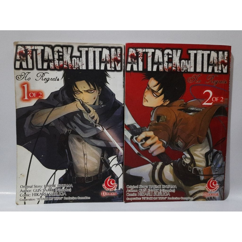 Komik Attack On Titan No Regrets 1-2 set