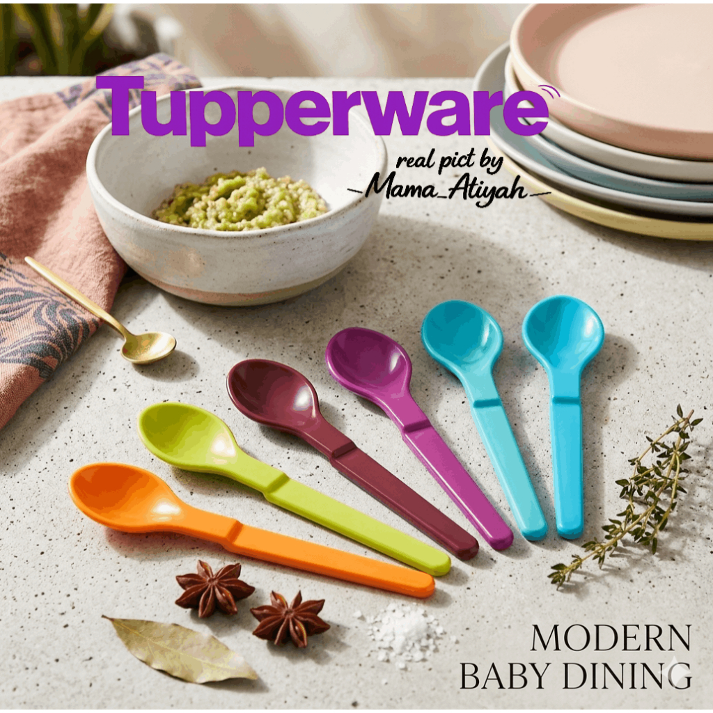 HANG ON SPOONS //BABY SPOONS// SENDOK BAYI // TUPPERWARE