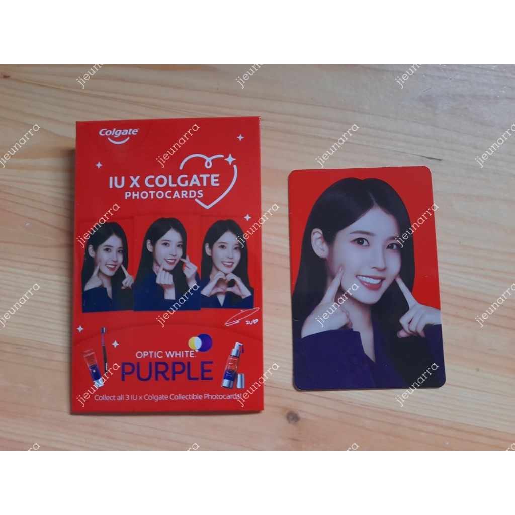 (Damage) IU Official Photocard - PC Colgate
