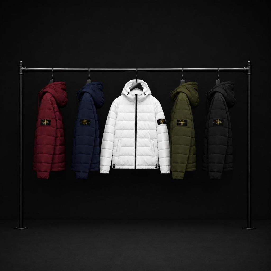 Jaket puffer gelembung stone island full tag jaket gunung