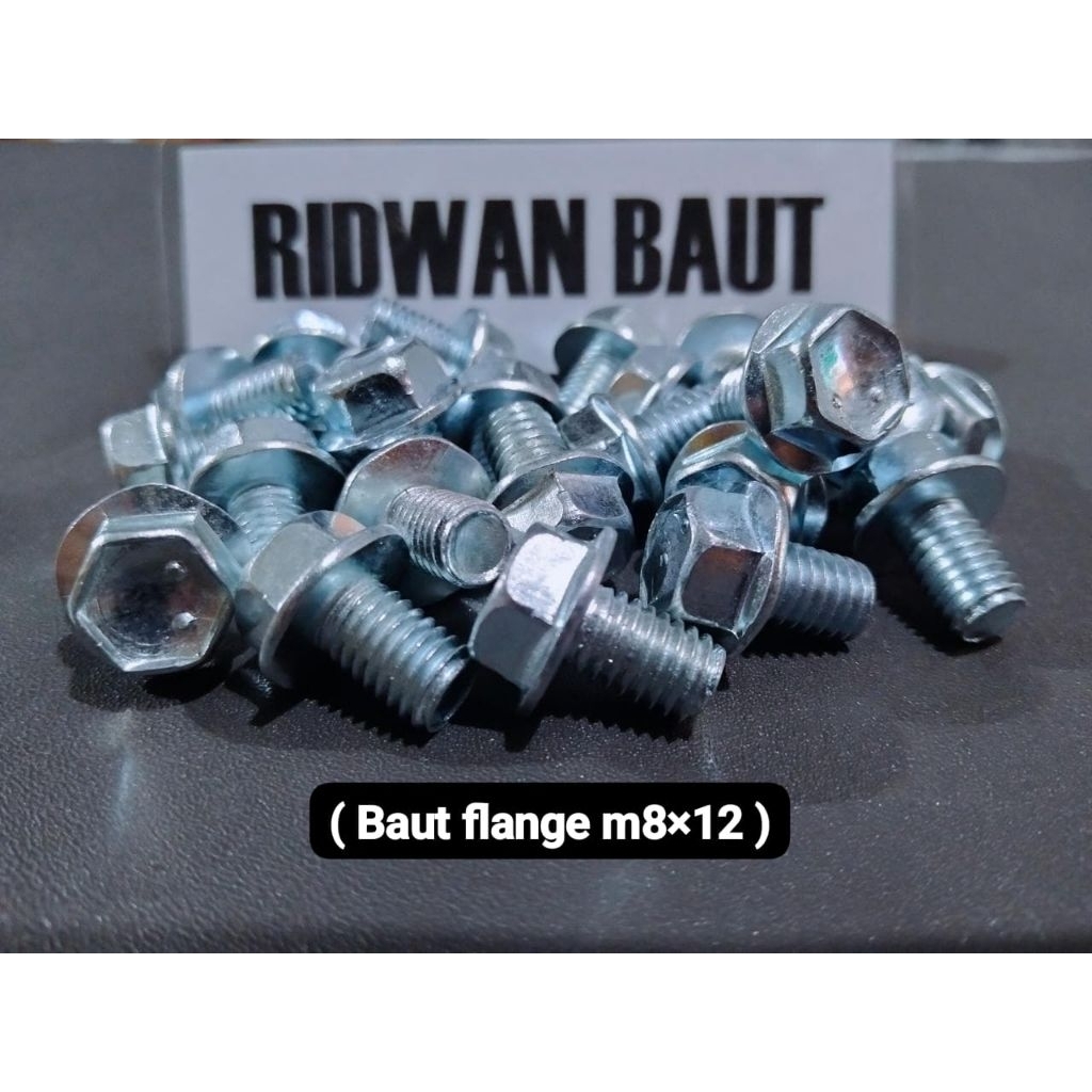 BAUT FLANGE M8×12 KUNCI 12