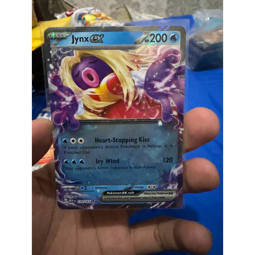 Jynx ex RR Holo Scarlet & Violet 151 124/165 Pokemon Card English - Kartu Pokemon Hologram Bahasa In