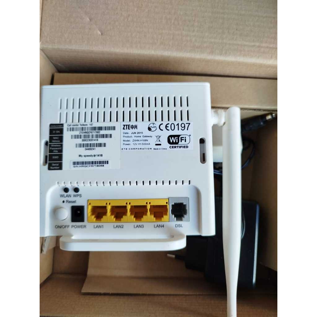 Modem ZTE Indihome ZXHN H108N (BEKAS)