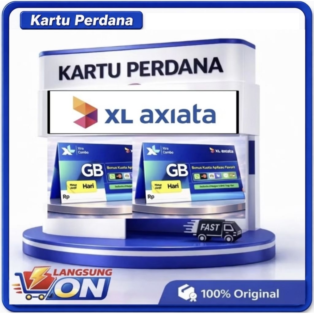 Kartu Perdana XL AXIS dll - Simple Tanpa injek kuota