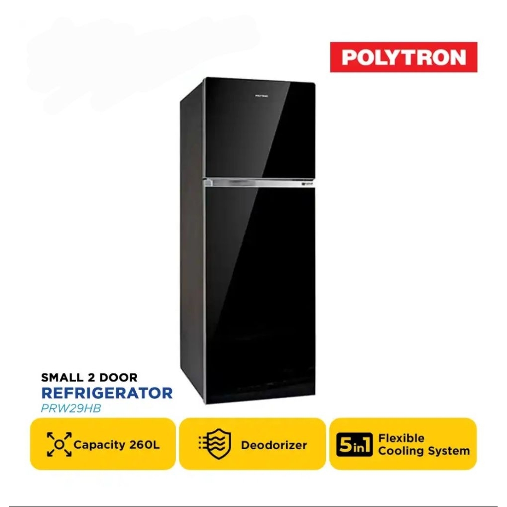 POLYTRON PRW29HB Kulkas polytron 2 pintu PRW2O