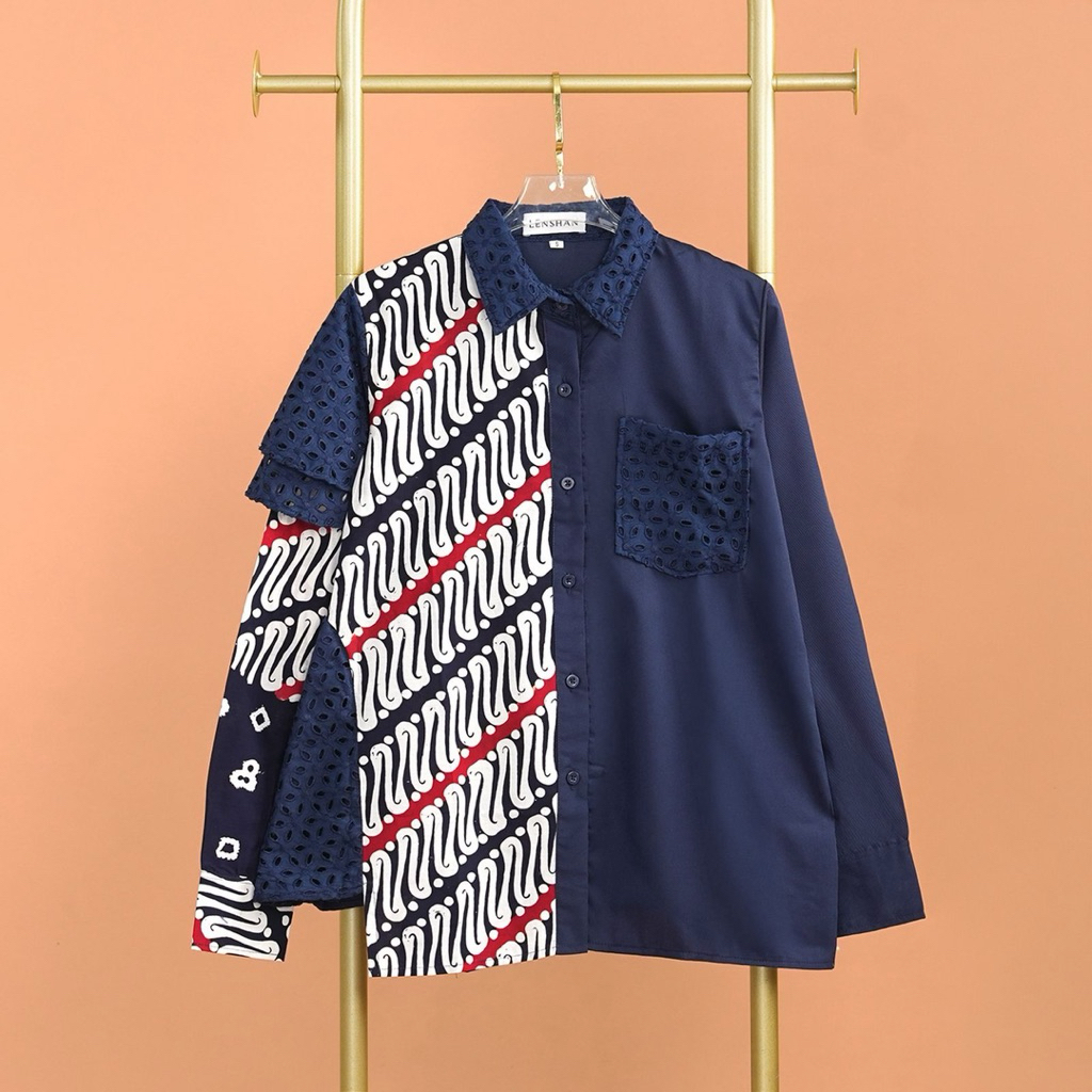 Batik Wanita CAMILA Navy