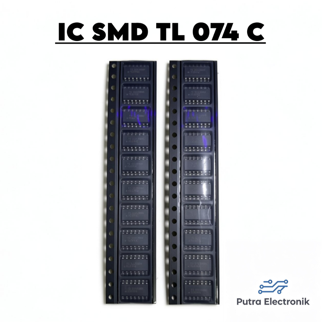 IC ST TL074 SMD TR TRANSISTOR ASLI ORIGINAL TL 074C TL074C KUALITAS BAIK