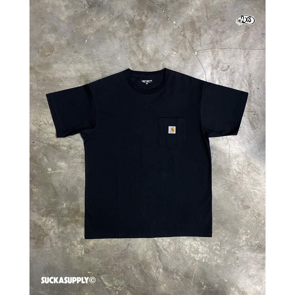 CARHARTT WIP POCKET LOOSE TSHIRT - BLACK