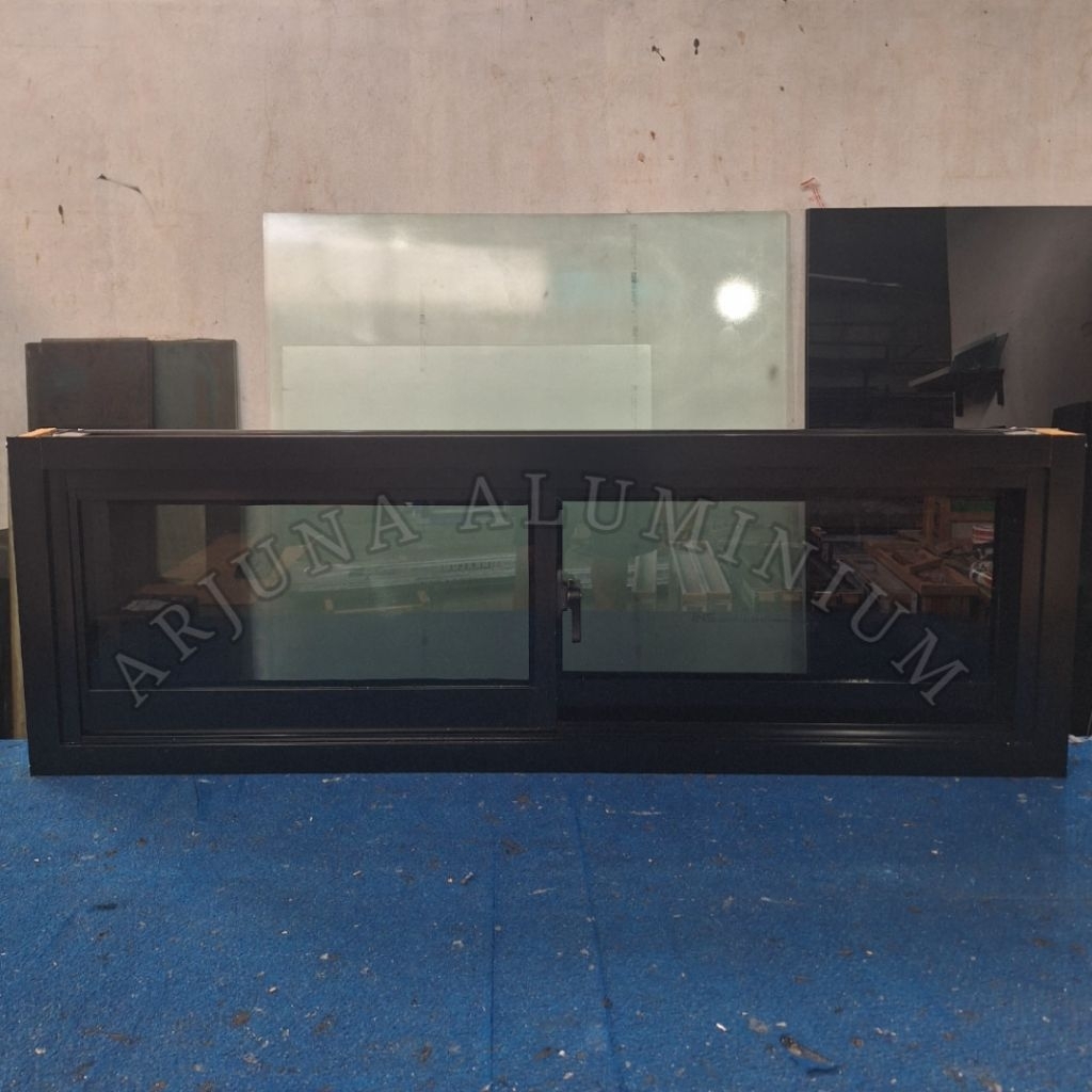 Jendela Sliding Aluminium 1 Set 120x40