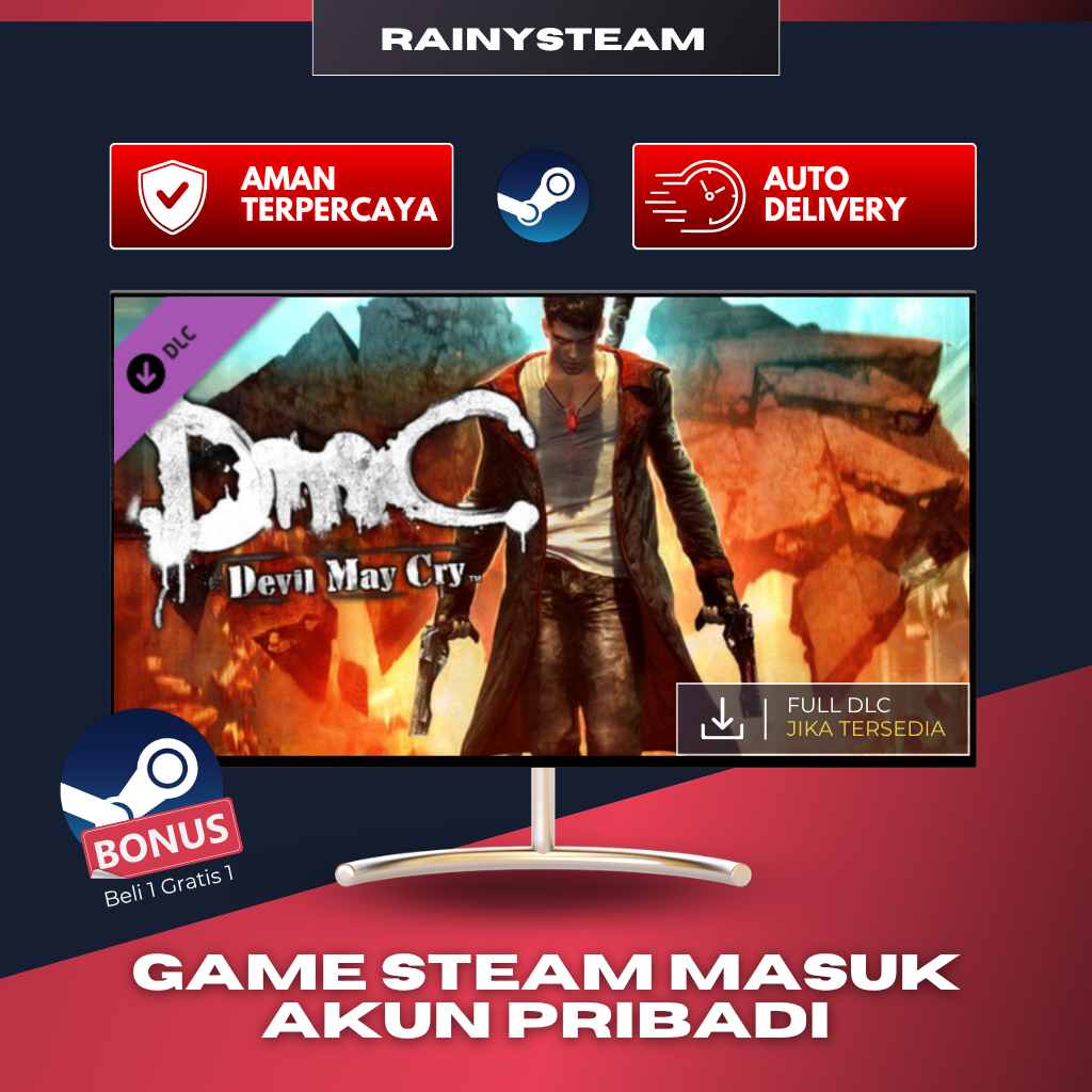 [BELI 1 GRATIS 1] DmC: Devil May Cry / AUTO DELIVERY / STEAM / Game PC / Games Computer / Original S