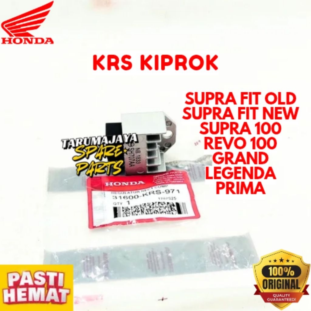 KIPROK ORIGINAL HONDA KODE KRS, KIPROK SUPRA FIT OLD, KIPROK SUPRA FIT NEW, KIPROK SUPRA 100



