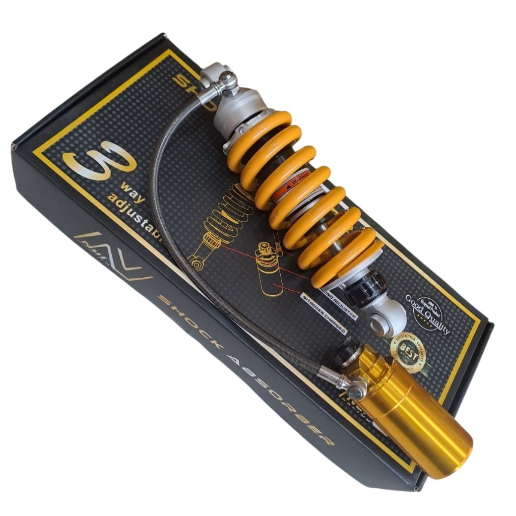 monoshock nui racing tabung pisah ninja RR monoshock Nui tabung pisah ninja 150 RR shockbreaker tabu