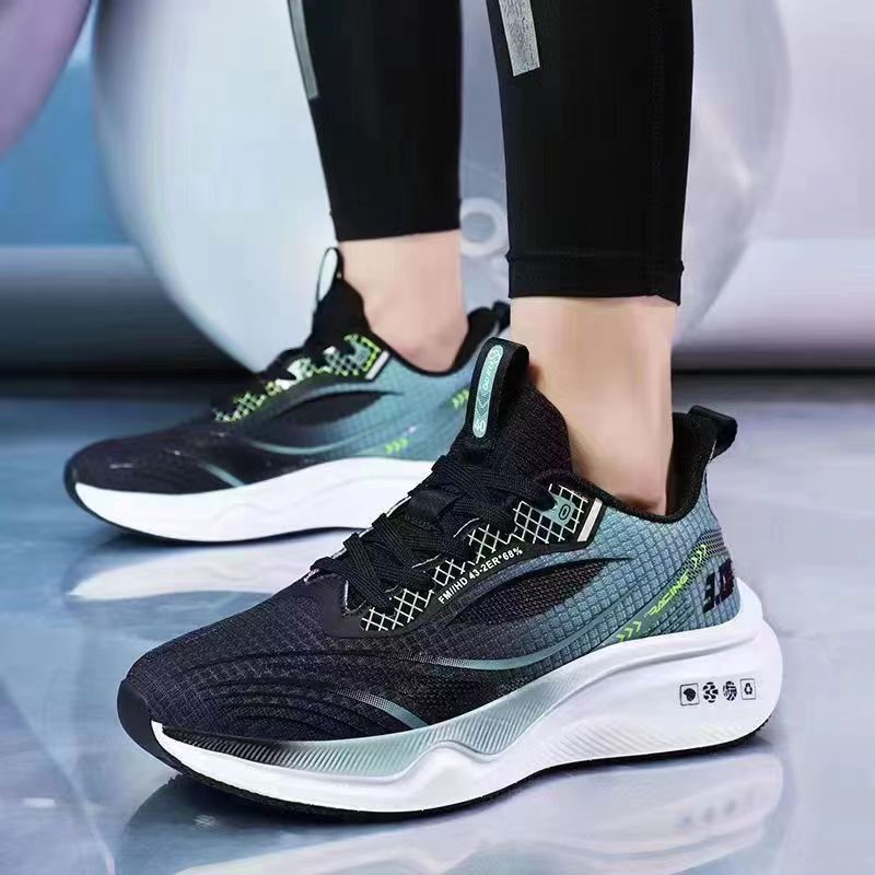 Sepatu Pria 37-46 Sneakers Running Shoes Cowok Cewek Jogging Olahraga Lari Sneakers Sport Sneker  F-