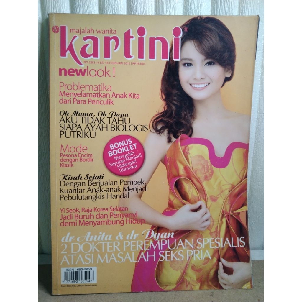 Majalah KARTINI cover ACHA SEPTRIASA edisi 04 - 18 Februari 2010 no 2263