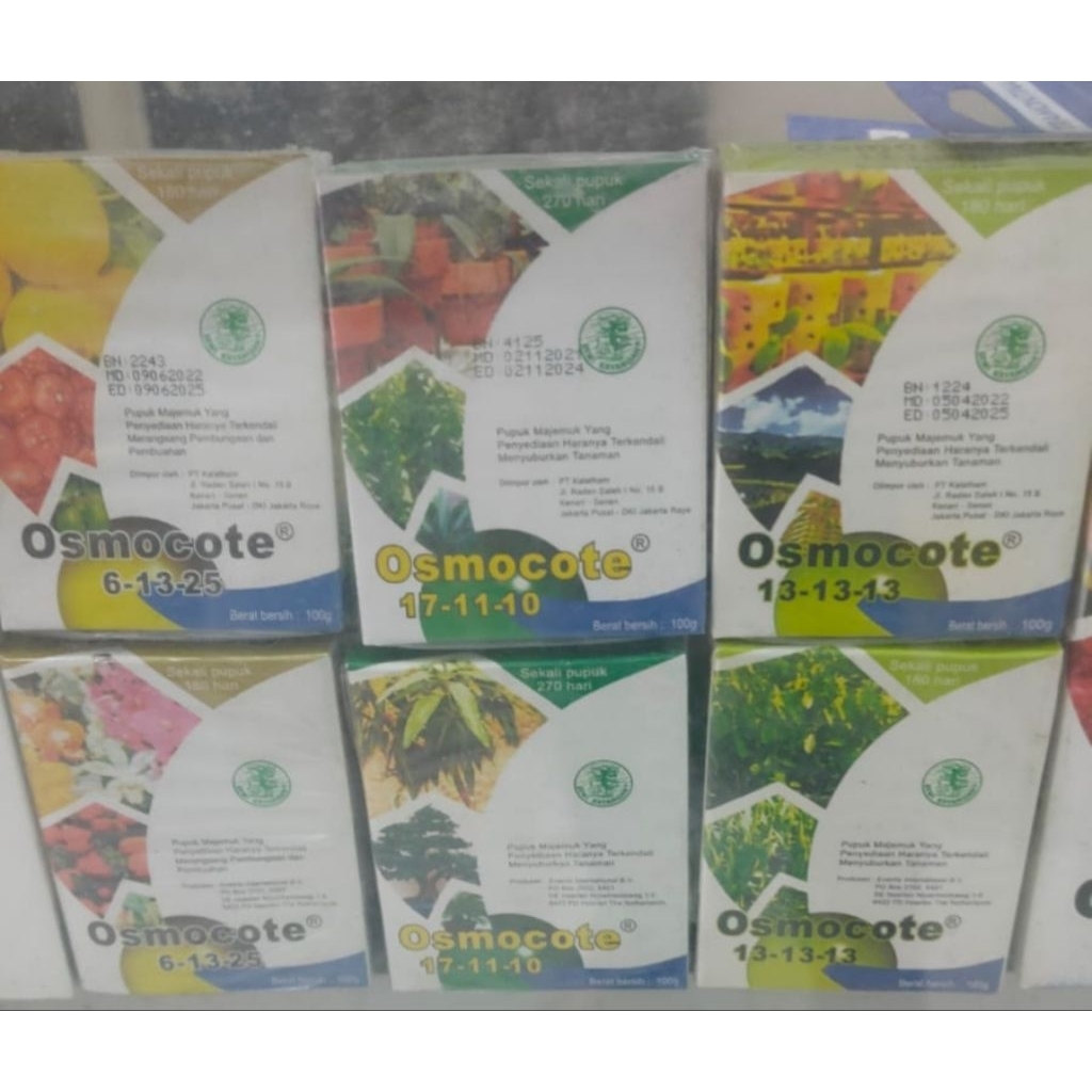 Pupuk osmocote (Dekastar) 100gr