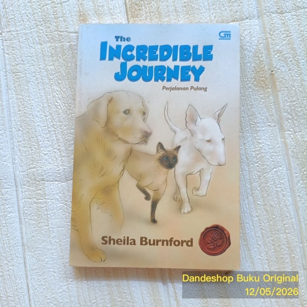 The Incredible Journey (Perjalanan Pulang) by Sheila Burnford - Novel Bekas Preloved