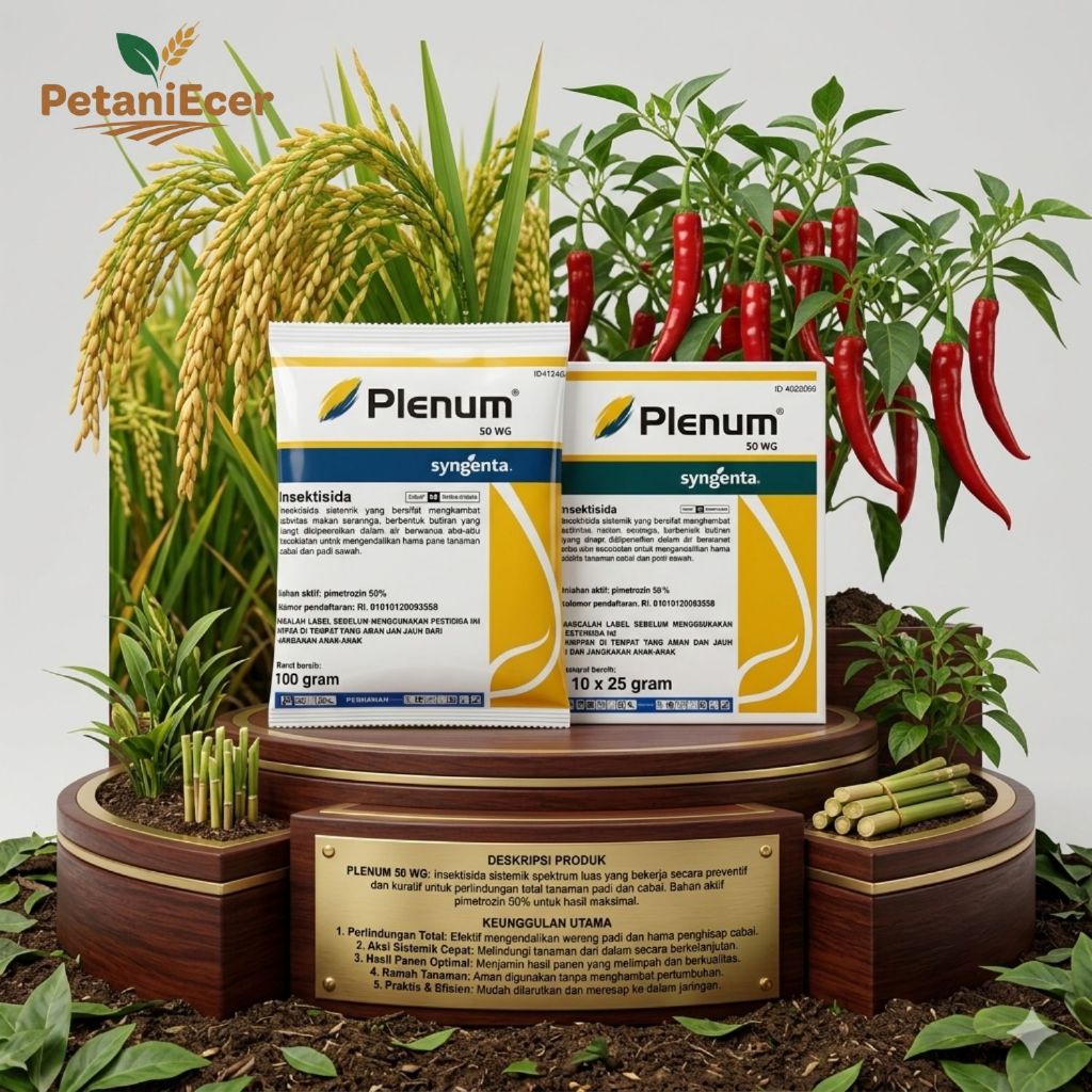 Plenum 50 WG Insektisida Sistemik Ampuh Basmi Wereng