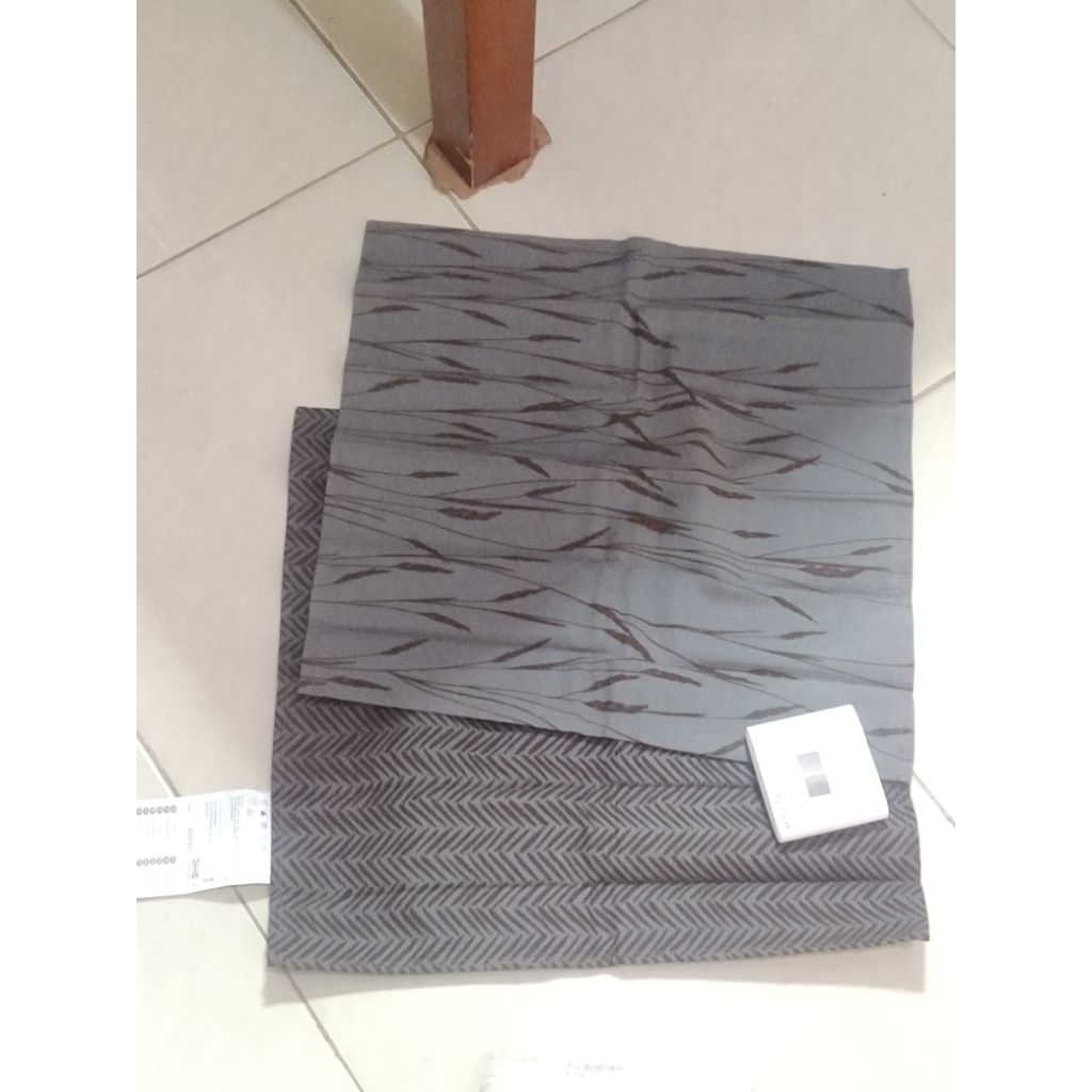 Serbet katun 40x40cm 2pc serbet makan bermotif