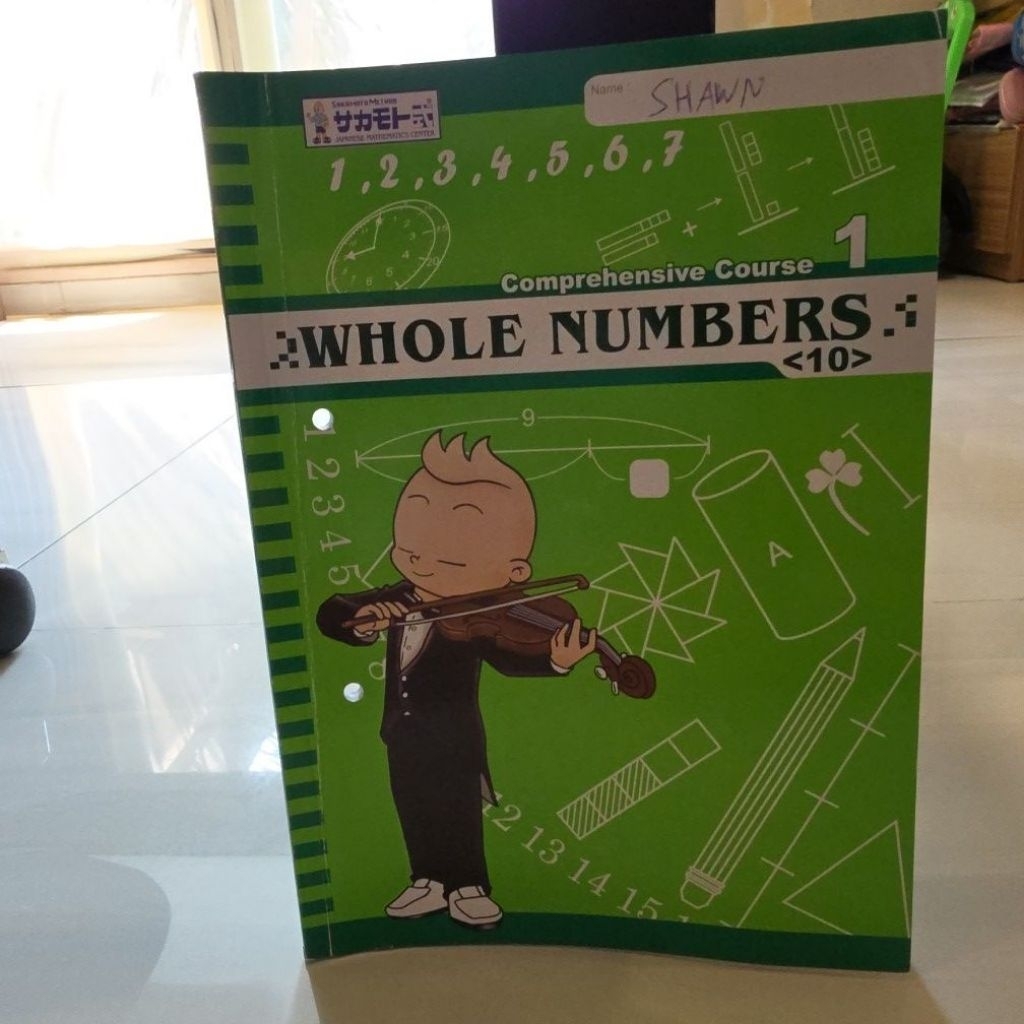 buku sakamoto matematika maths whole numbers 1, 10