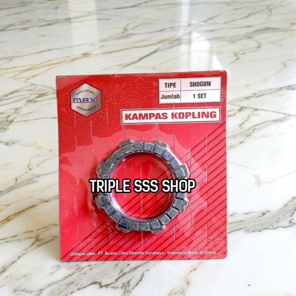 KAMPAS KOPLING SET MAX1 SUZUKI SHOGUN 110 NEW / SHOGUN LAMA KEBO 110CC