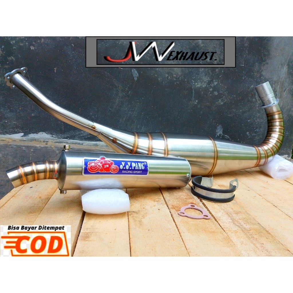 knalpot satria 2tak kolong repsol yy pang superpro Stinger bending