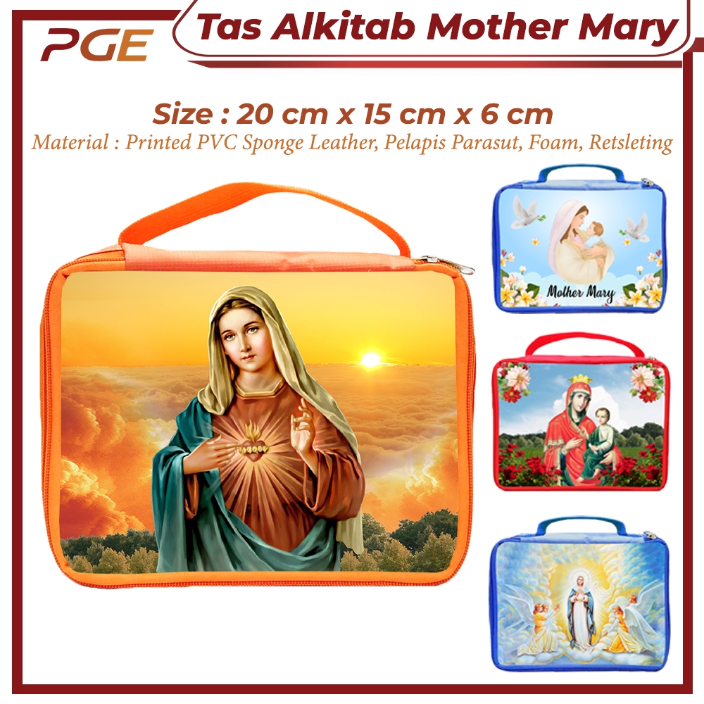 Tas Alkitab Seri Bunda Maria Mary Virgin Marry Souvenir Kristen Katolik Kristiani Katedral