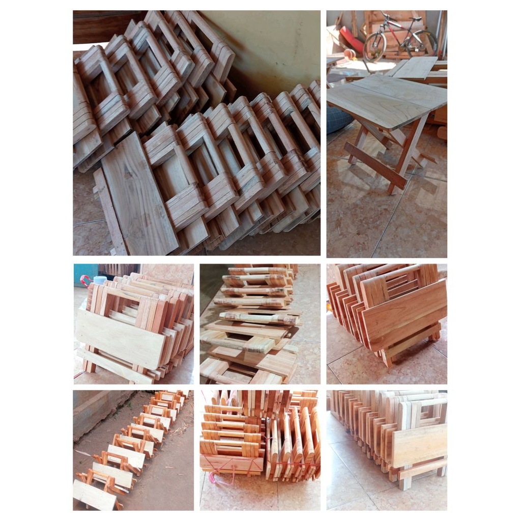 Meja lipat ( Dampar )