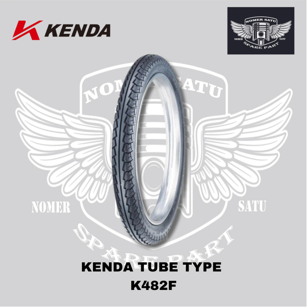 BAN LUAR MOTOR KENDA TUBETYPE TIPE K482F UKURAN 2.50 RING 17 (PAKAI BAN DALAM) ORIGINAL 100%