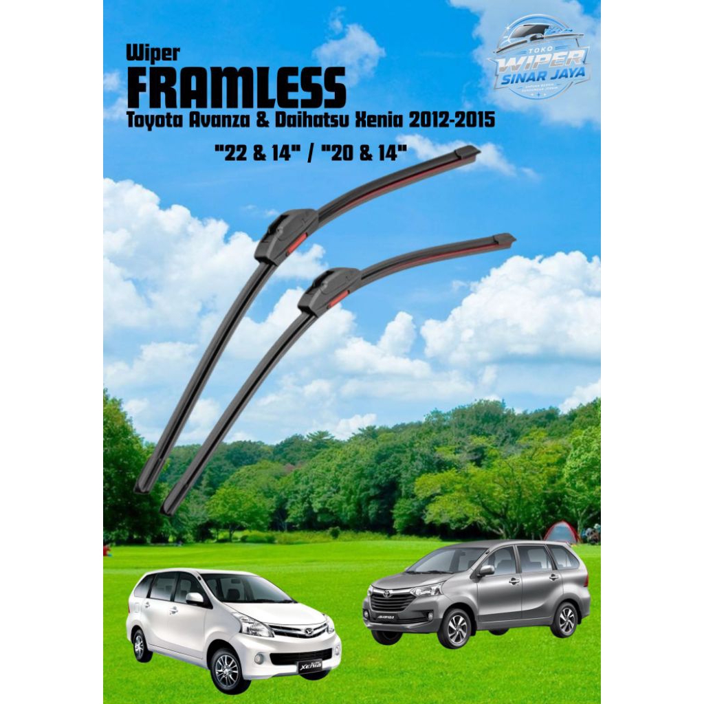Wiper Framless Avanza & Xenia 2012 - 2015