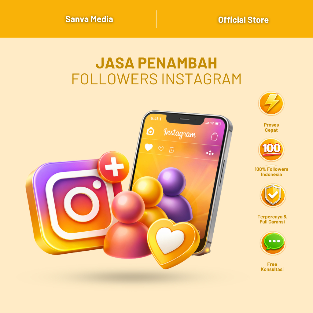 Jasa Penambah Followers Instagram Termurah & Aman