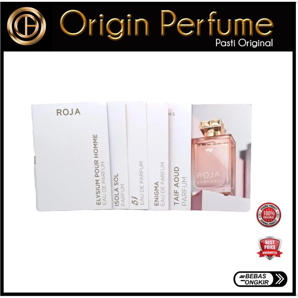 Roja Vial Collection 1.7ml & 2ml Eau Essence de Parfum Intense 51 Apex Elixir Elysium Enigma Isola S