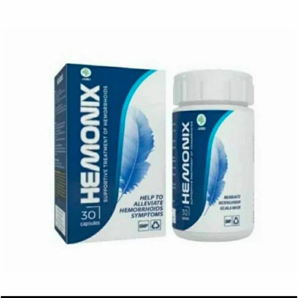 HEMONIX Obat Hemonix Asli Original Bergaransi Atasi Masalah Wasir Lulus Uji BPOM