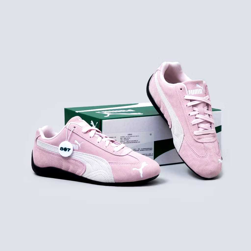 SEPATU WANITA PMA SPED'CAT PINK BAHAN SUEDE ON KUALITAS IMPORT TERBAIK