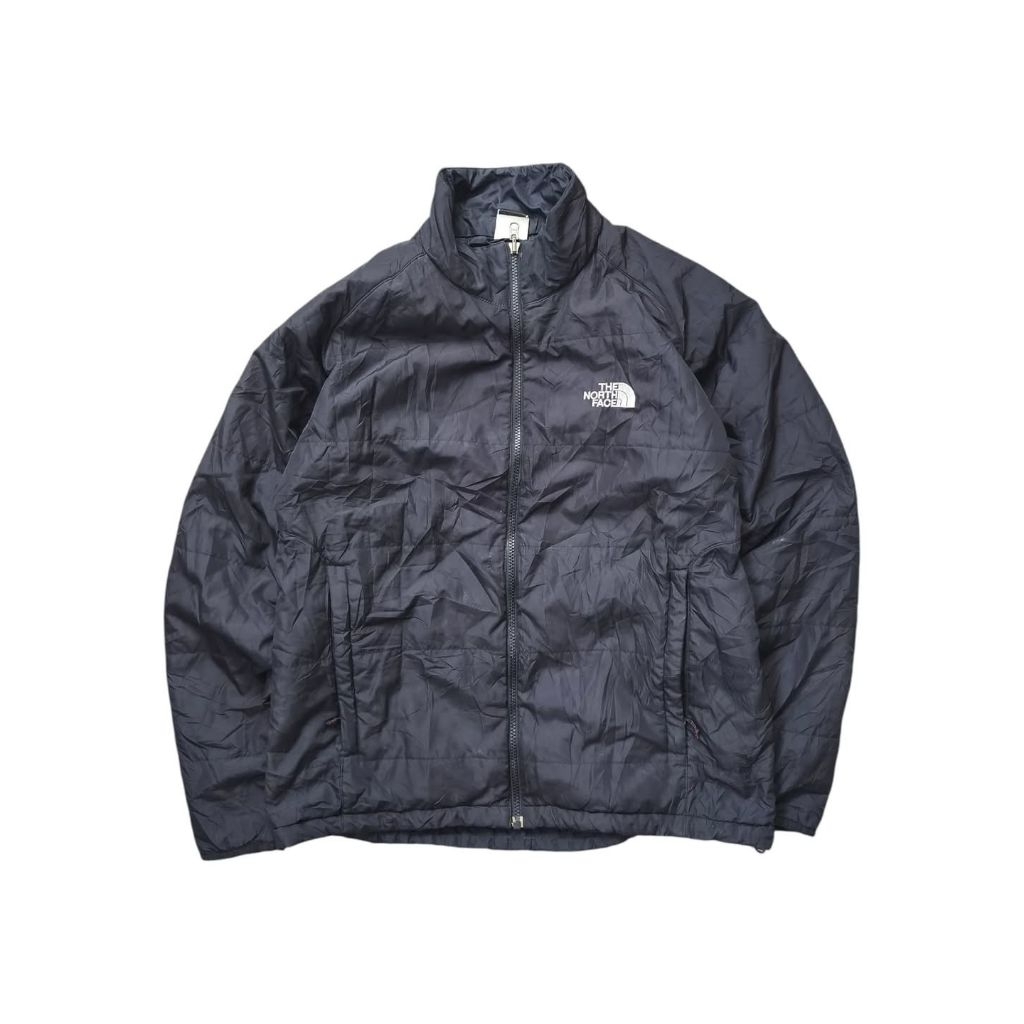 TNF - Jaket Puffer Pria Hitam Size L