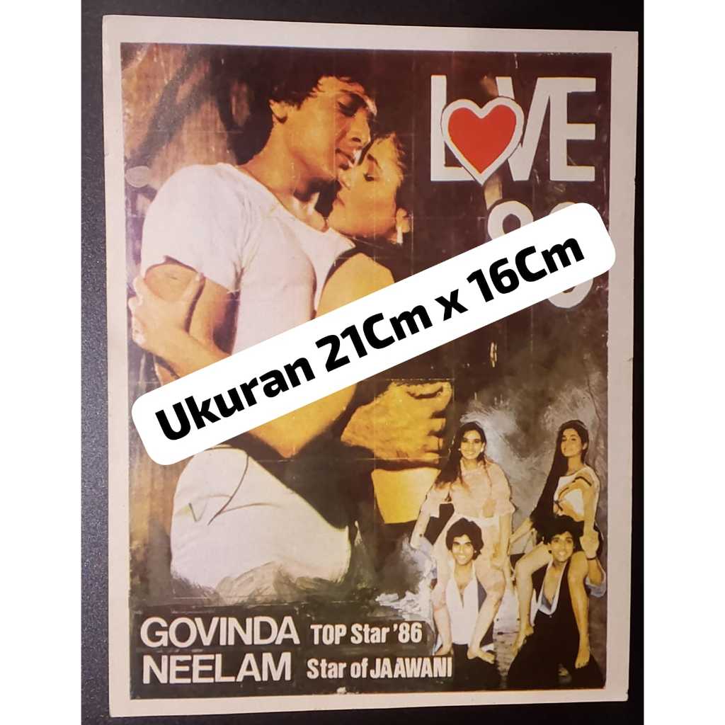Flyer Film Poster Film India Bollywood Love 86 Govinda