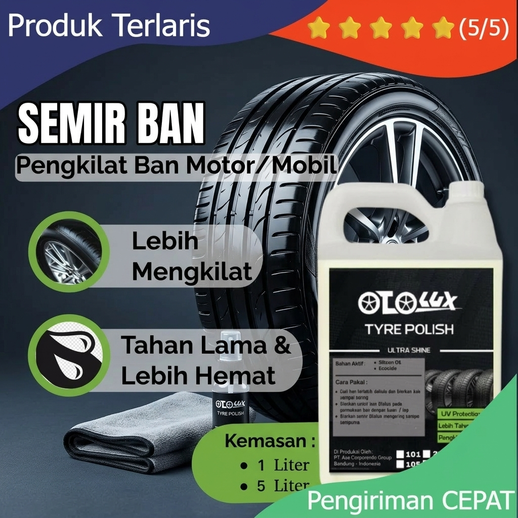 Semir Ban Otolux Powerlux Premium || Semir Ban 5 Liter Jerigen || Semir Ban Literan Jerigen
