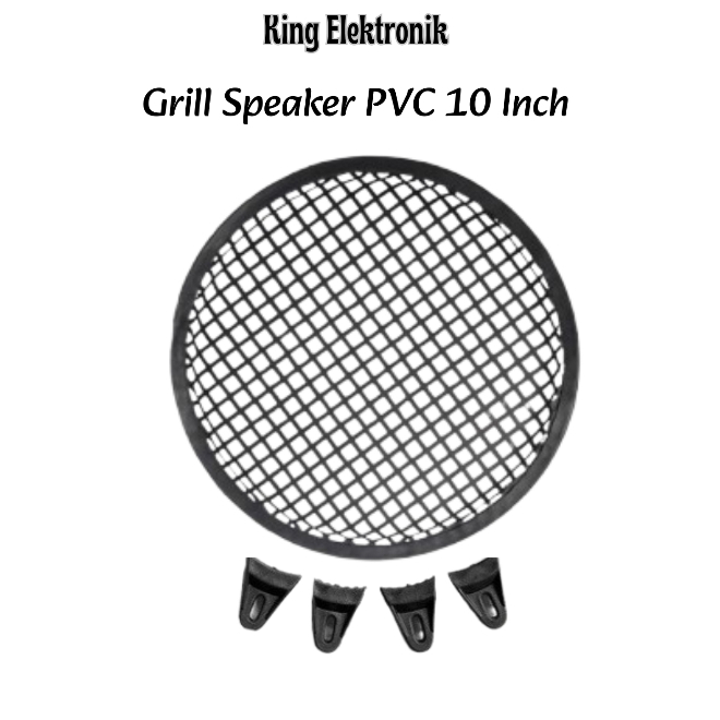 Grill Speaker 10 Inch PVC Grill Ram Tutup Speaker Pelindung Speaker 10Inch